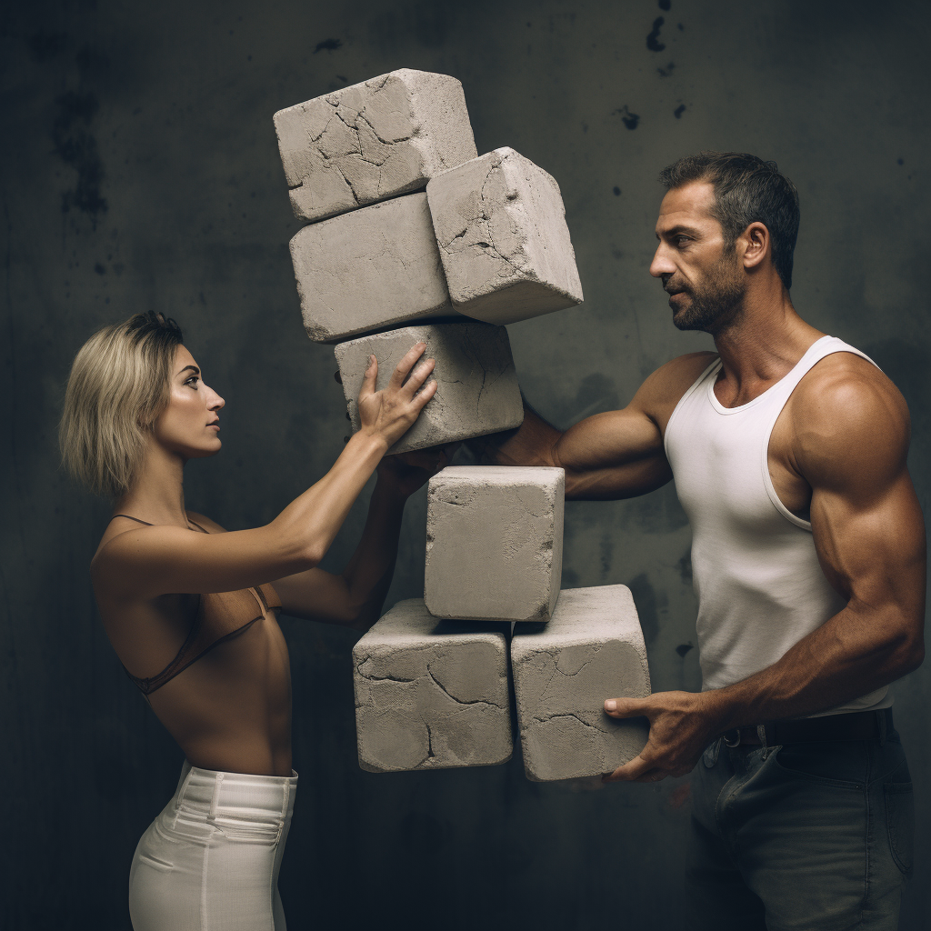 Competing blocks representing proving equality