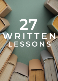 27 written lessons